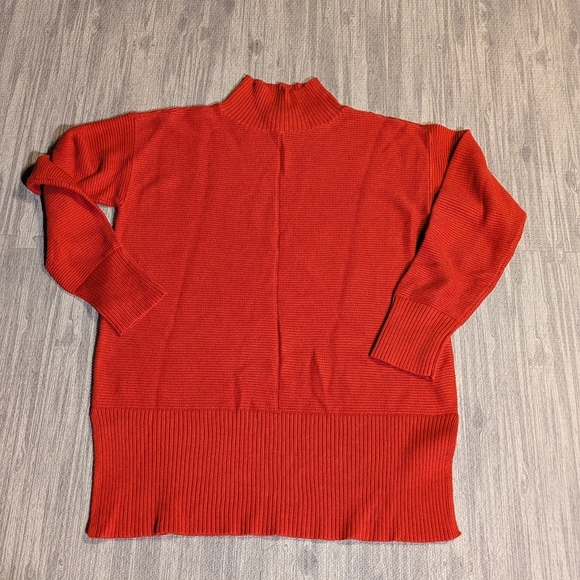NWT Women's Talbots Rust Original Turtleneck Tunic Sweater | Size S - Picture 4 of 11